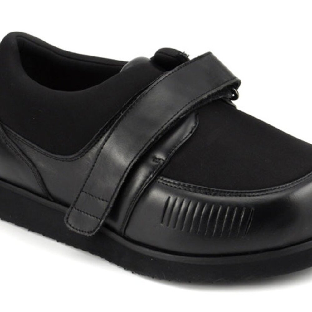 HealthyFeetStore.com Apis 628E - Women's Stretchable Shoe Size 8.5Black (07) / 3
